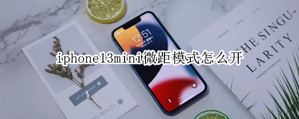 iphone13mini微距模式怎么开（iPhone 13微距模式）