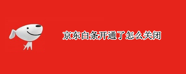 京东白条开通了怎么关闭（京东白条开通了怎么关闭不了）