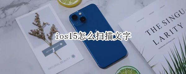 ios15怎么扫描文字 ios15识别文字怎么用