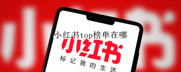 小红书top榜单在哪 小红书搜索排名