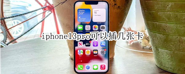 iphone13pro可以插几张卡 iphone13promax可以插几张卡