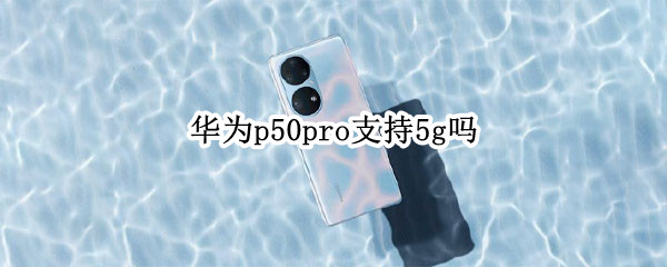 华为p50pro支持5g吗 华为p50pro能用5G吗