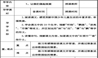 语文教学设计 语文教学设计包括哪些环节