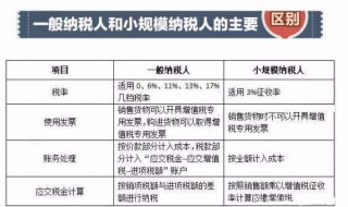 小规模纳税人和一般纳税人的区别 如何认定小规模纳税人和一般纳税人的区别