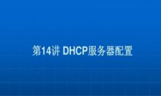 DHCP获取不到DNS怎么办 dhcp获取不了地址