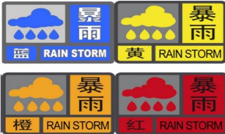 暴雨预警等级（暴雨预警等级划分）