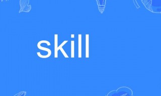 skill是什么意思（skillfully是什么意思）