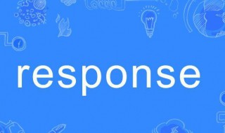 response什么意思 response什么意思怎么读