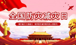 全国防灾减灾日活动形式 全国防灾减灾日活动形式是什么