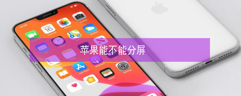 iPhone能不能分屏（苹果可不可以分屏）