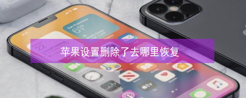 iPhone设置删除了去哪里恢复（iphone设置删除了去哪里恢复聊天记录）