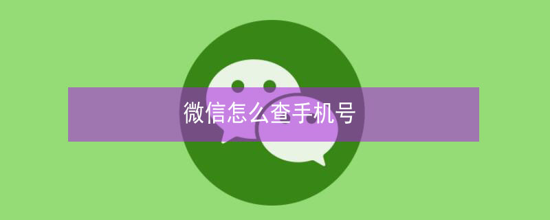 微信怎么查手机号（知道一个人的微信怎么查手机号）