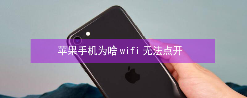 iPhone手机为啥wifi无法点开（苹果手机为啥wifi无法点开）