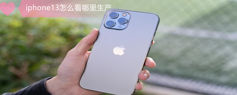 iPhone13怎么看哪里生产（苹果13怎么看哪里生产）