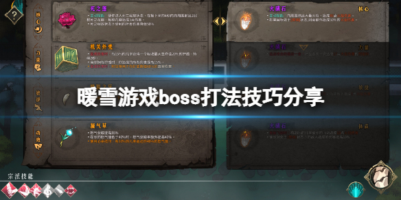 暖雪游戏boss怎么打 暖雪游戏boss怎么打