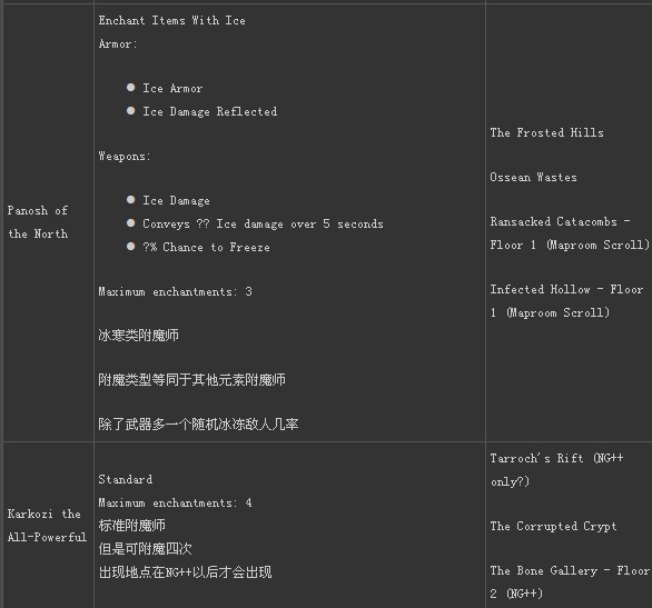 《火炬之光2》附魔师全资料 包含附魔师名字 所能附的魔以及出现地点