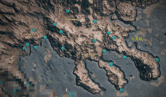 刺客信条奥德赛奥利哈刚介绍 奥利哈刚全获取地图一览