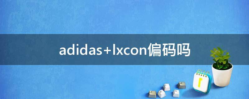 adidas lxcon偏码吗