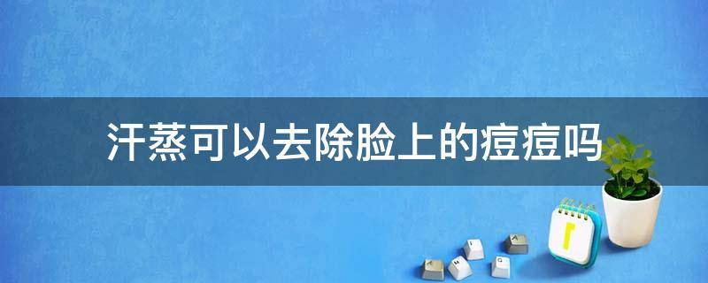 汗蒸可以去除脸上的痘痘吗 汗蒸能去脸上痘痘吗