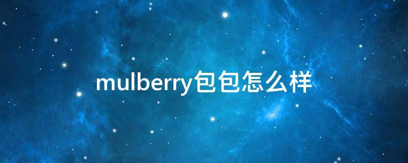 mulberry包包怎么样 mulberry女包是什么档次