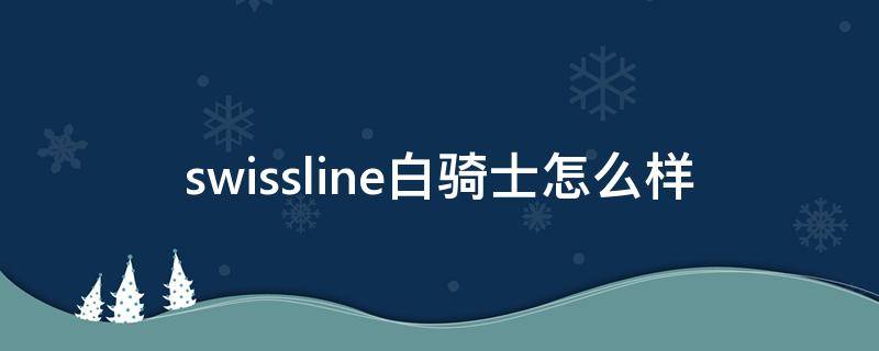 swissline白骑士怎么样 白骑士公司怎么样