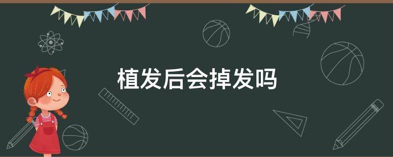 植发后会掉发吗（植发后会不会脱发）