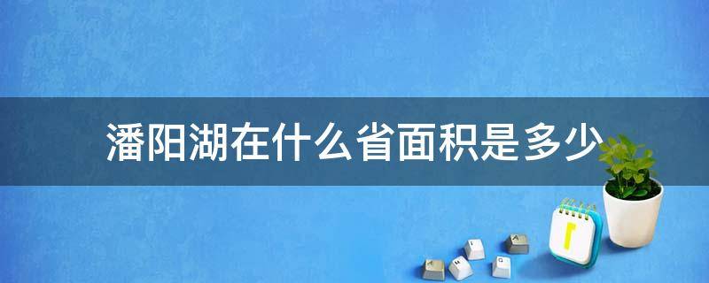 潘阳湖在什么省面积是多少（潘阳湖所在的省份和面积）