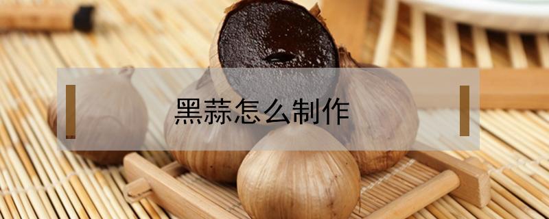 黑蒜怎么制作