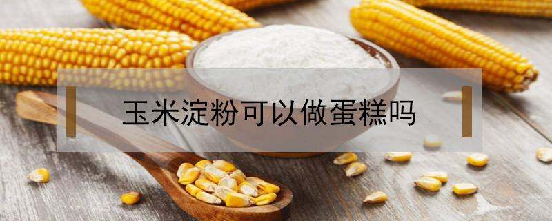 玉米淀粉可以做蛋糕吗（蛋糕用玉米淀粉可以做吗）