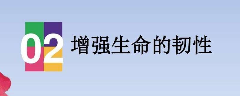 如何增强生命的韧性（如何增强生命的韧性政治内容）