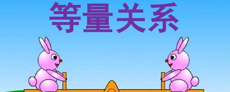 生活中的等量关系有哪些（生活中的等量关系有哪些四年级平均数）