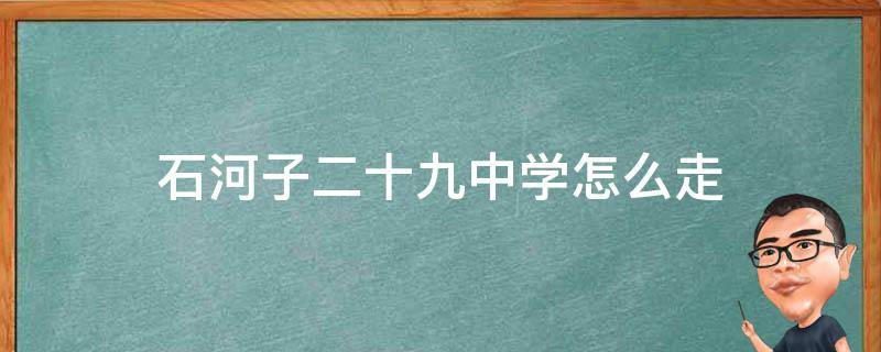 石河子二十九中学怎么走（石河子十九中在哪）