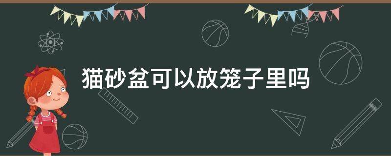 猫砂盆可以放笼子里吗 笼子太小猫砂盆放哪里