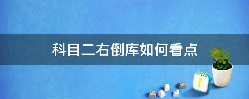 科目二右倒库如何看点（科目二右倒库怎样看点）