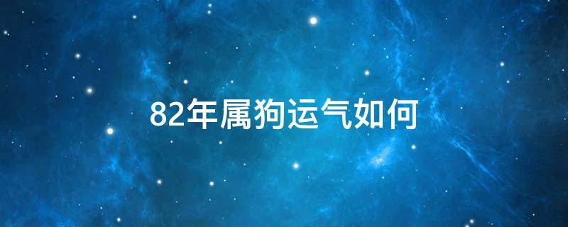 82年属狗运气如何 82年属狗的运气怎么样