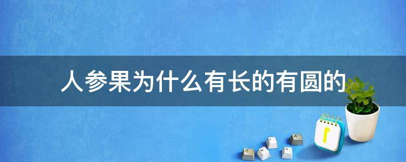 人参果为什么有长的有圆的 人参果长的圆的有什么区别