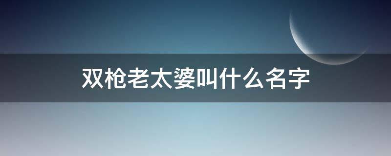 双枪老太婆叫什么名字 红岩双枪老太婆叫什么名字