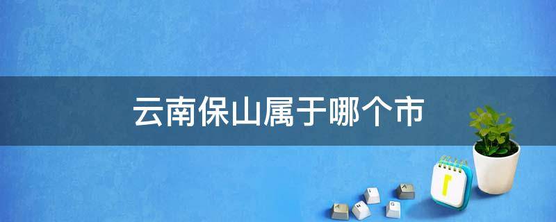 云南保山属于哪个市 云南保山属于哪个市管辖