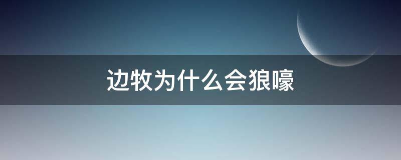 边牧为什么会狼嚎（边牧为什么要发出狼嚎声音）