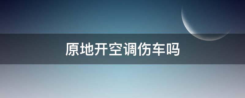 原地开空调伤车吗 电动汽车原地开空调伤车吗