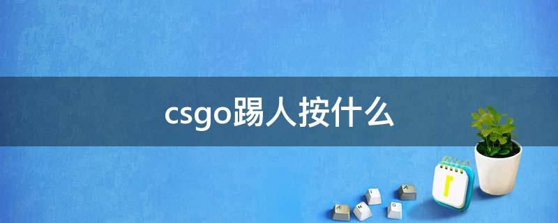 csgo踢人按什么（csgo按什么键踢人）