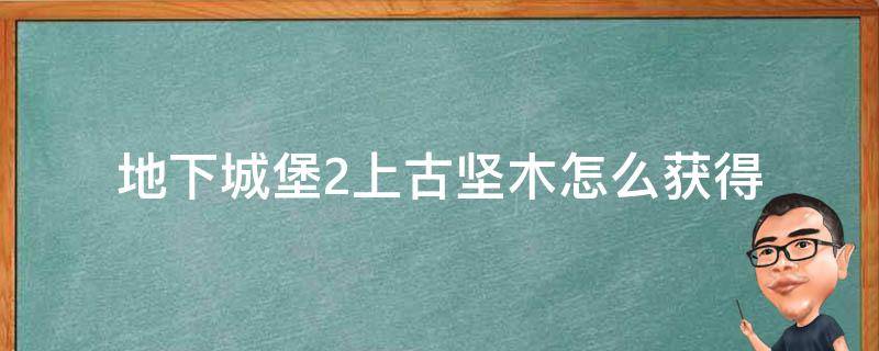 地下城堡2上古坚木怎么获得 地下城堡2上古坚木