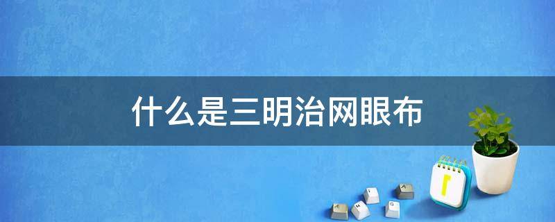 什么是三明治网眼布（三明治网孔布料）