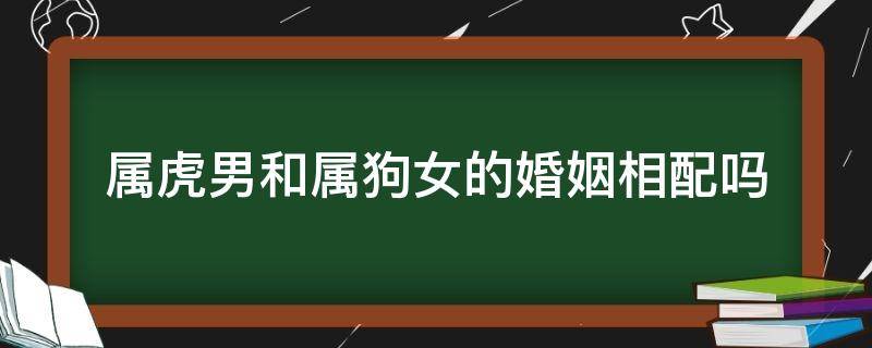 属虎男和属狗女的婚姻相配吗（男的属狗女的属虎婚姻相配吗）