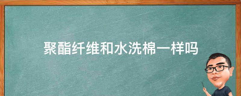 聚酯纤维和水洗棉一样吗（聚酯纤维就是水洗棉吗?）