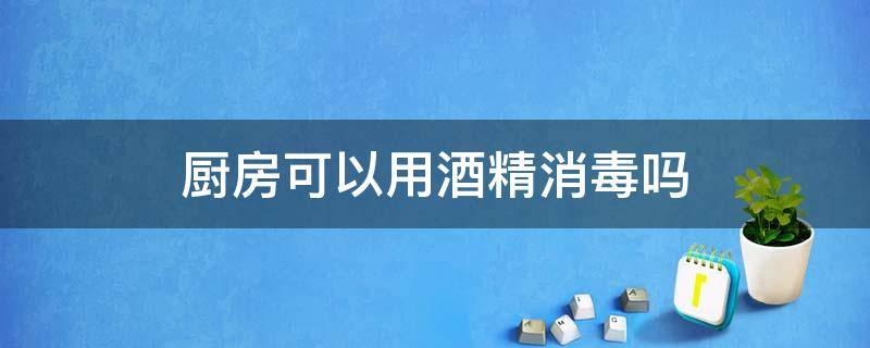 厨房可以用酒精消毒吗 厨房可以使用酒精消毒吗