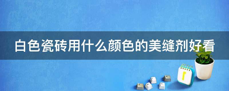 白色瓷砖用什么颜色的美缝剂好看（美缝颜色与地砖颜色对照表）