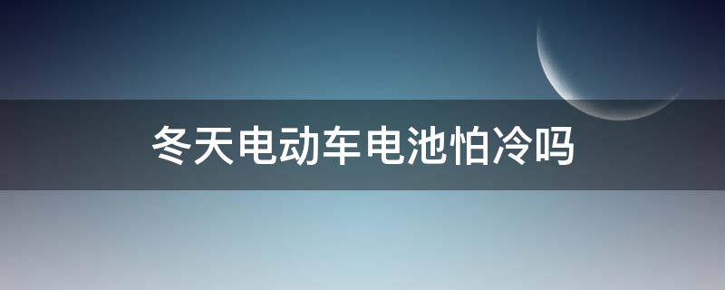 冬天电动车电池怕冷吗（冬天电动车太冷）