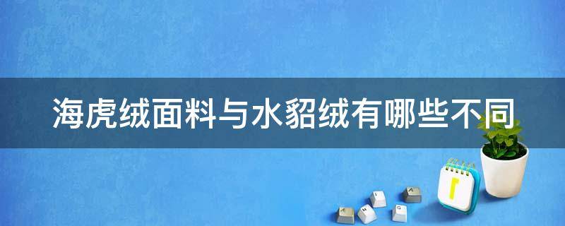 海虎绒面料与水貂绒有哪些不同（海虎绒衣服好吗）