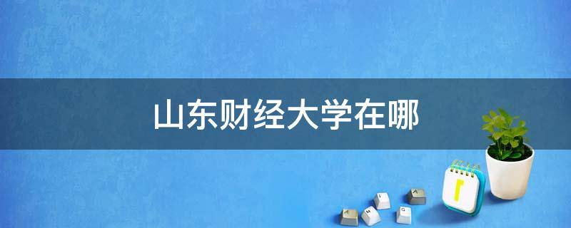 山东财经大学在哪 山东财经大学在哪个城市